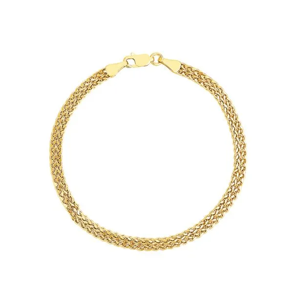 Two Row Yellow Gold Bracelet by Midas Mitchell's Jewelry Norman, OK