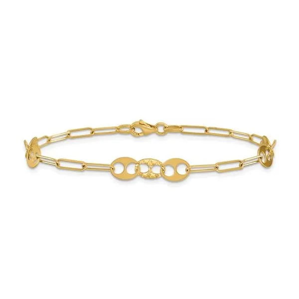 Fancy Link Bracelet Mitchell's Jewelry Norman, OK