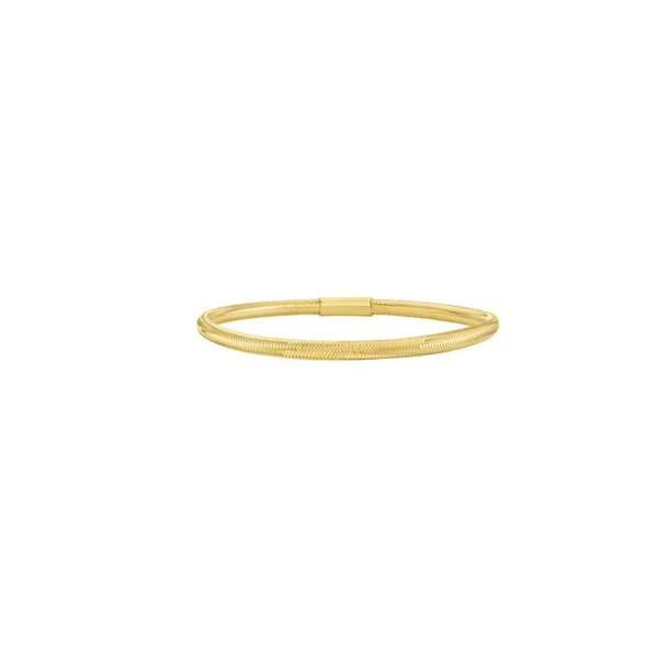 Gold Stretch Mesh Bracelet Mitchell's Jewelry Norman, OK
