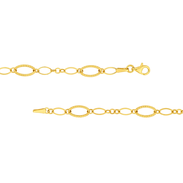 Gold Oval Twist Bracelet Mitchell's Jewelry Norman, OK