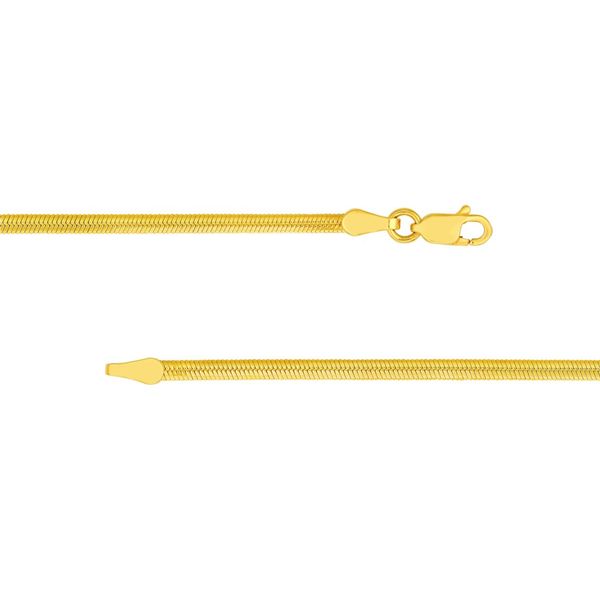 Gold Oval Snake Chain Bracelet Mitchell's Jewelry Norman, OK