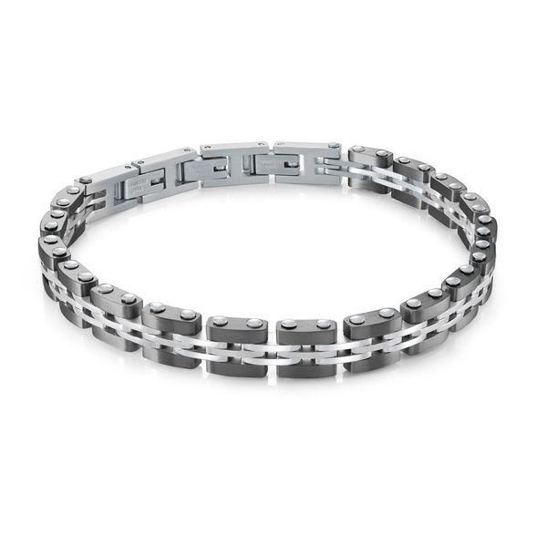 Two-Tone Watch Link Bracelet Mitchell's Jewelry Norman, OK