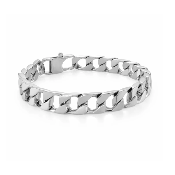 Stainless Steel Flat Curb Bracelet Mitchell's Jewelry Norman, OK