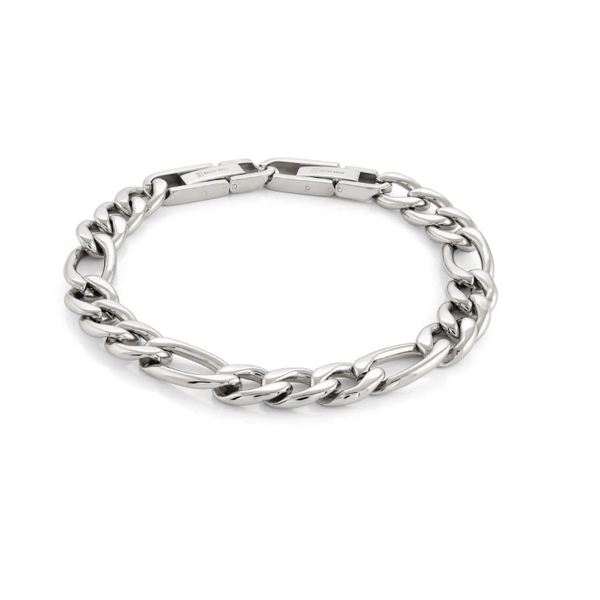Stainless Steel Figaro Bracelet Mitchell's Jewelry Norman, OK
