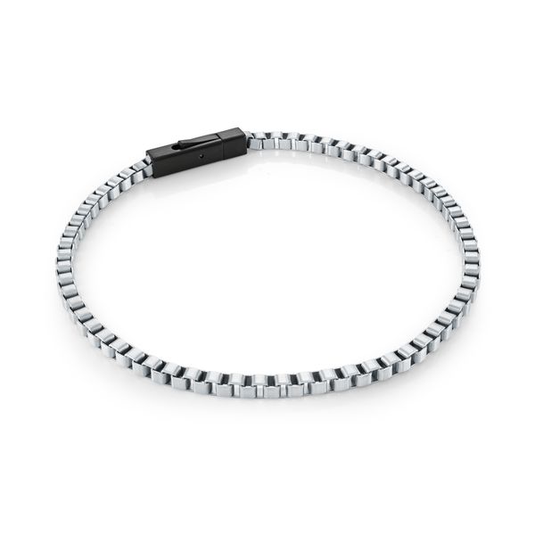 Stainless Steel Square Box Bracelet Mitchell's Jewelry Norman, OK