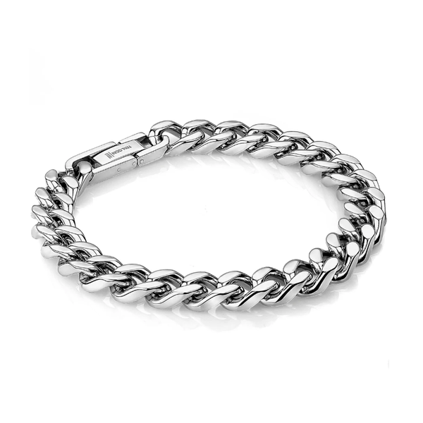Stainless Steel Curb Bracelet Mitchell's Jewelry Norman, OK