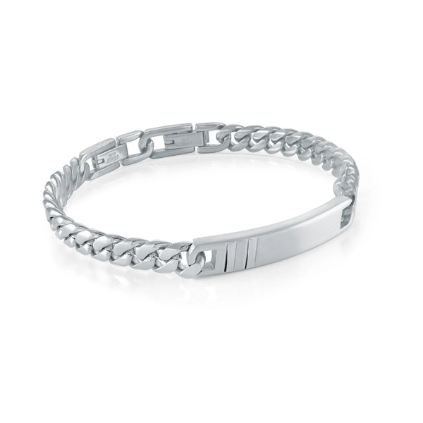 Stainless Steel Curb ID Bracelet Mitchell's Jewelry Norman, OK