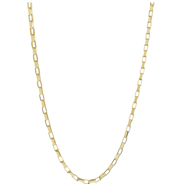 Stainless Steel Rectangular Box Chain Mitchell's Jewelry Norman, OK