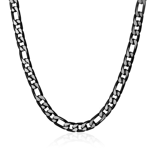 Black Diamond Cut Figaro Chain Mitchell's Jewelry Norman, OK