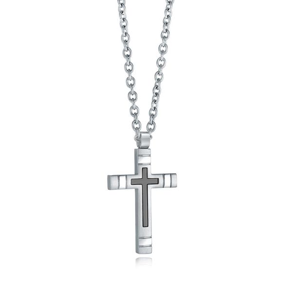 Stainless Steel Cross Necklace Mitchell's Jewelry Norman, OK