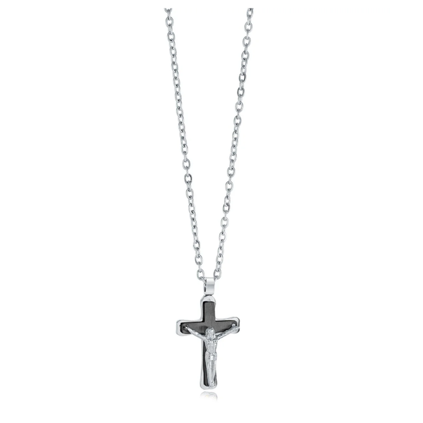 Stainless Steel Crucifix Necklace Mitchell's Jewelry Norman, OK