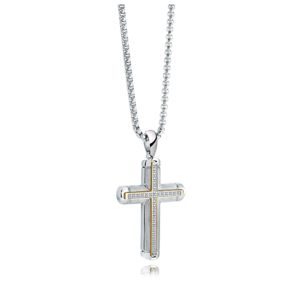 Stainless Steel Cross Necklace Mitchell's Jewelry Norman, OK