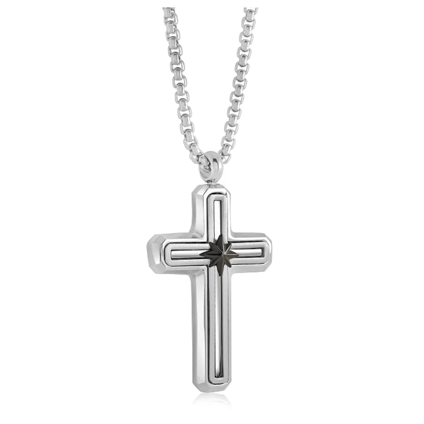 Stainless Steel Cross Necklace Mitchell's Jewelry Norman, OK