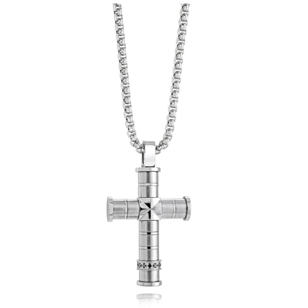 Stainless Steel Cross Necklace Mitchell's Jewelry Norman, OK
