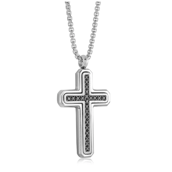 Stainless Steel Cross Necklace Mitchell's Jewelry Norman, OK