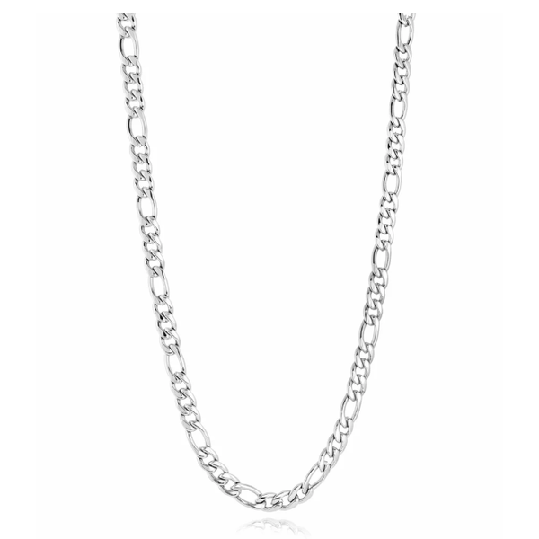 Stainless Steel Figaro Chain Mitchell's Jewelry Norman, OK
