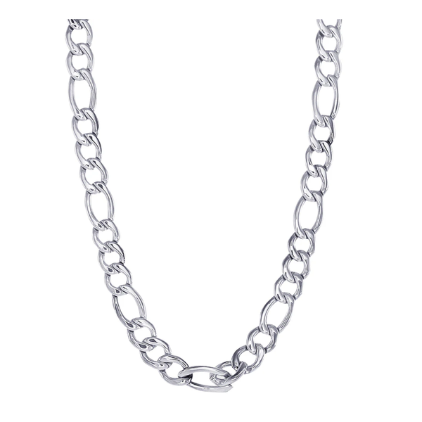 Stainless Steel Figaro Chain Mitchell's Jewelry Norman, OK