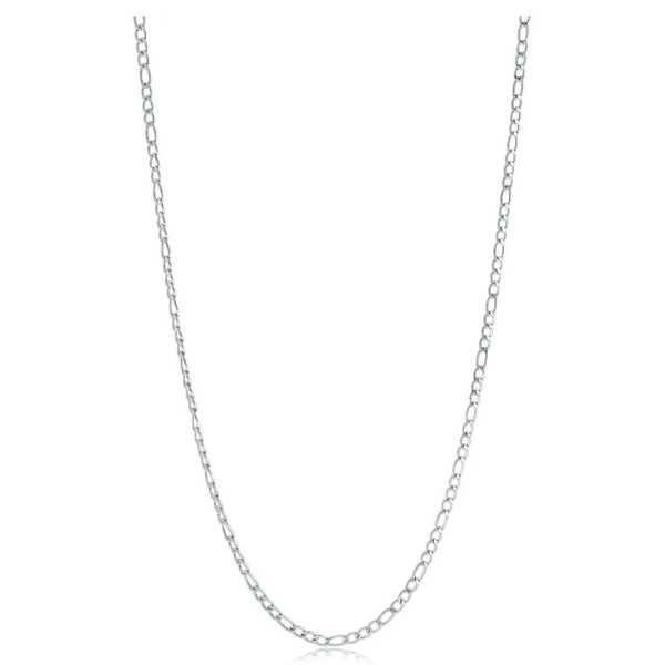 Stainless Steel Figaro Chain Mitchell's Jewelry Norman, OK