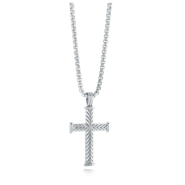 Stainless Steel Cross Necklace Mitchell's Jewelry Norman, OK