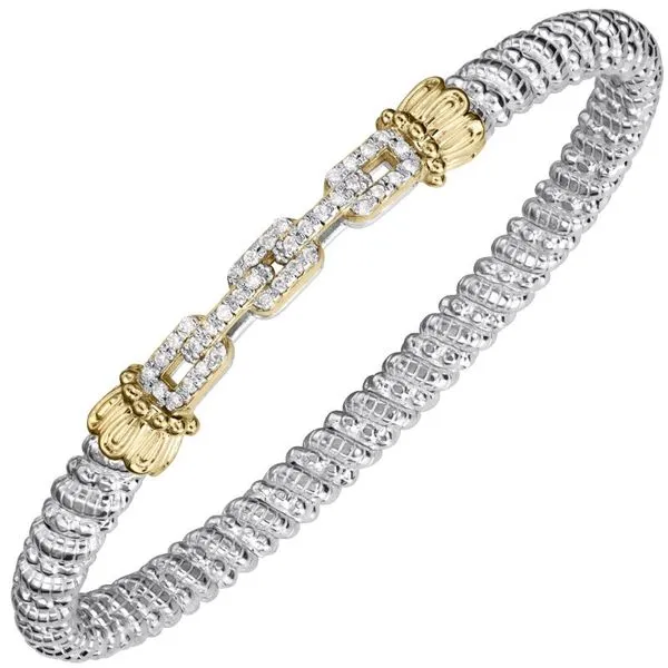 Yellow Gold and Sterling Silver Vahan Bracelet Mitchell's Jewelry Norman, OK