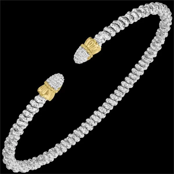 Silver and 14k Yellow Gold Diamond Bracelet by Vahan Mitchell's Jewelry Norman, OK