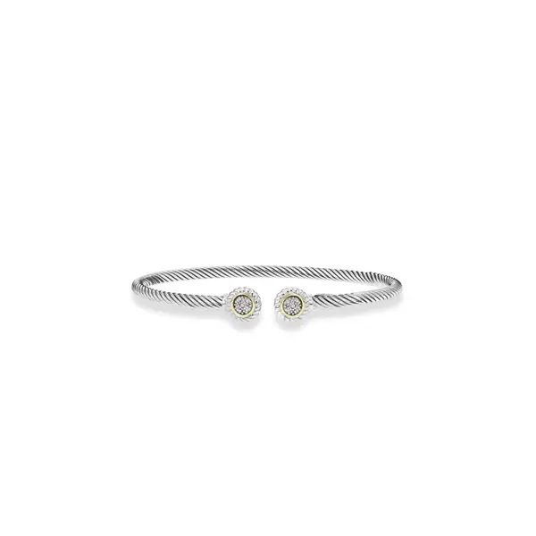 Two Tone Diamond Bangle Mitchell's Jewelry Norman, OK