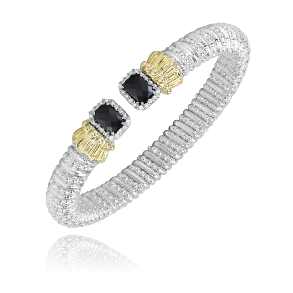 Onyx And Diamond Vahan Bangle Mitchell's Jewelry Norman, OK