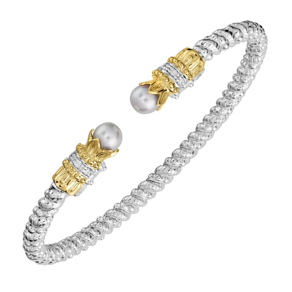 Diamond And Pearl Bangle By Vahan Mitchell's Jewelry Norman, OK