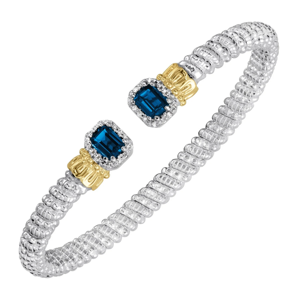 Blue Topaz And Diamond Bangle By Vahan Mitchell's Jewelry Norman, OK