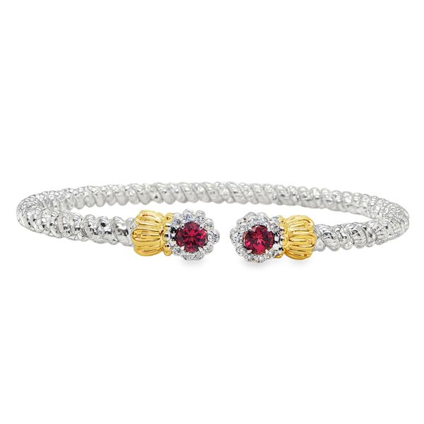 Rhodolite Garnet And Diamond Bangle By Vahan Mitchell's Jewelry Norman, OK