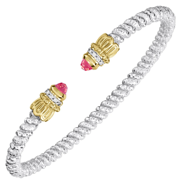 Pink Topaz And Diamond Bangle By Vahan Mitchell's Jewelry Norman, OK