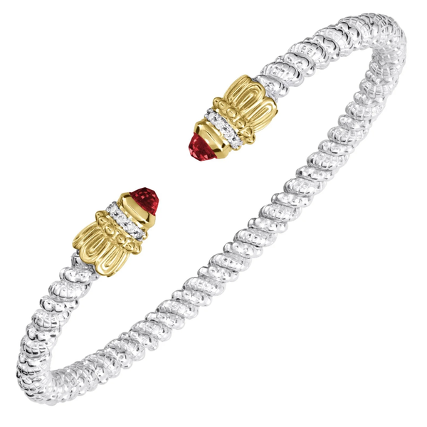 Garnet And Diamond Bangle By Vahan Mitchell's Jewelry Norman, OK