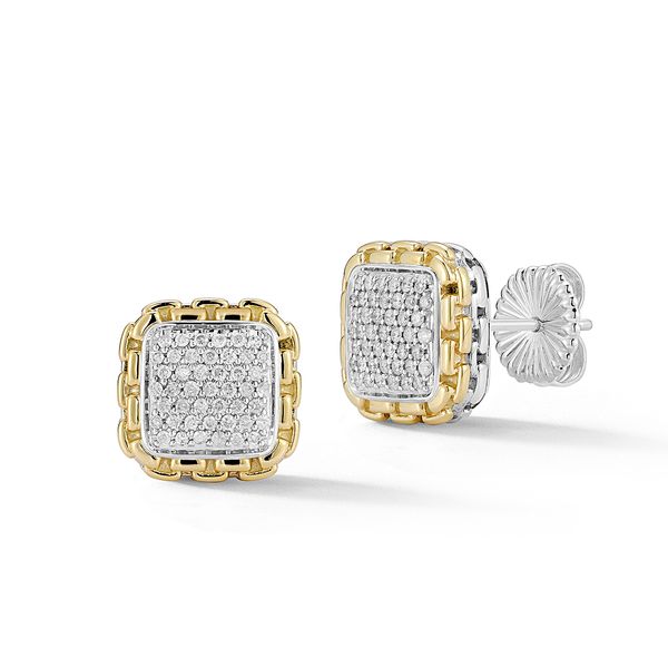 Square Diamond Stud Earrings Mitchell's Jewelry Norman, OK