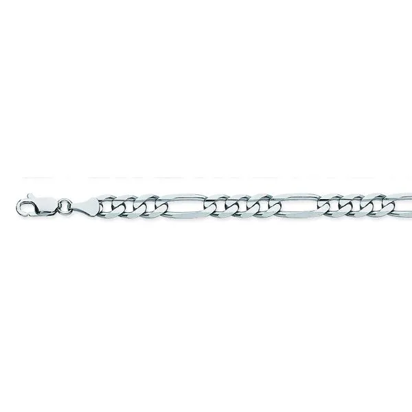 Figaro Chain in Sterling Silver by Midas Mitchell's Jewelry Norman, OK