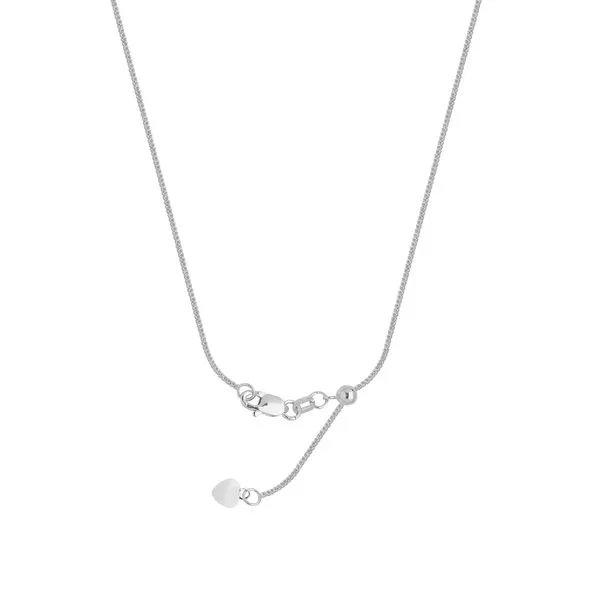 Adjustable wheat Chain in Sterling Silver by Midas Mitchell's Jewelry Norman, OK