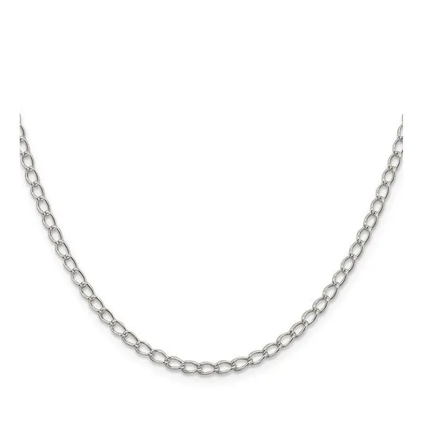 Silver Open Curb Chain Mitchell's Jewelry Norman, OK