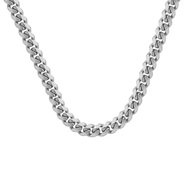 Miami Cuban Chain in Sterling Silver by Midas Chain Mitchell's Jewelry Norman, OK