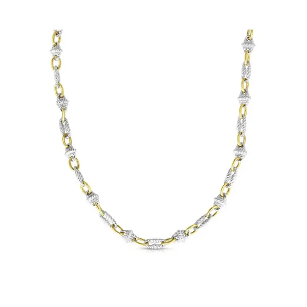 Two Tone Fancy Link Chain Mitchell's Jewelry Norman, OK