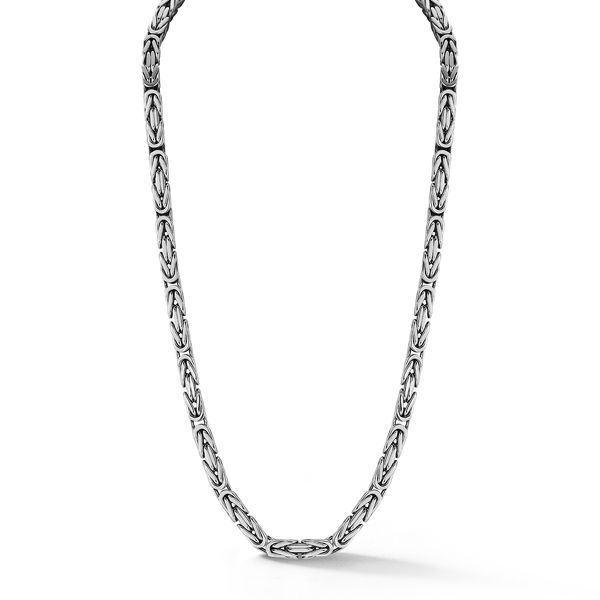 Silver Byzantine Chain Mitchell's Jewelry Norman, OK