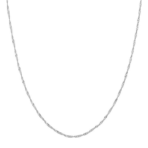 Silver Singapore Chain Mitchell's Jewelry Norman, OK