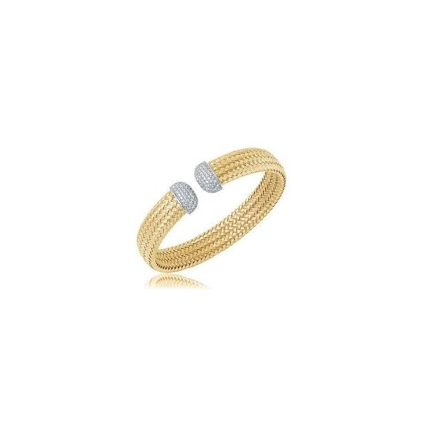 Yellow Sterling Silver Cuff by Charles Garnier Mitchell's Jewelry Norman, OK