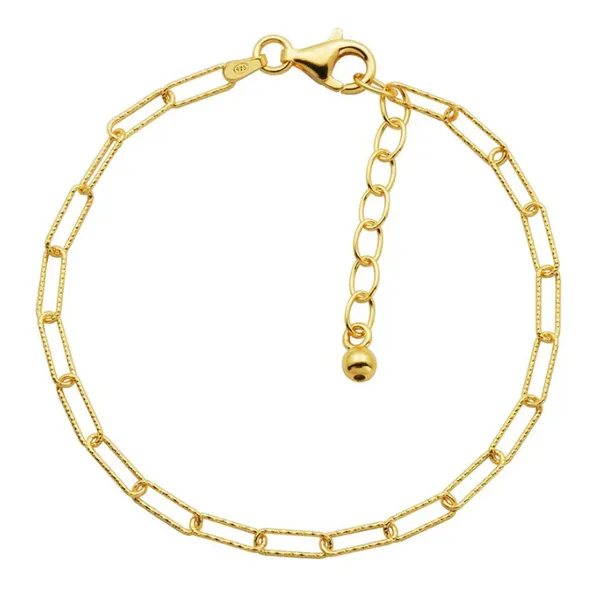 Plated Paperclip Bracelet Mitchell's Jewelry Norman, OK