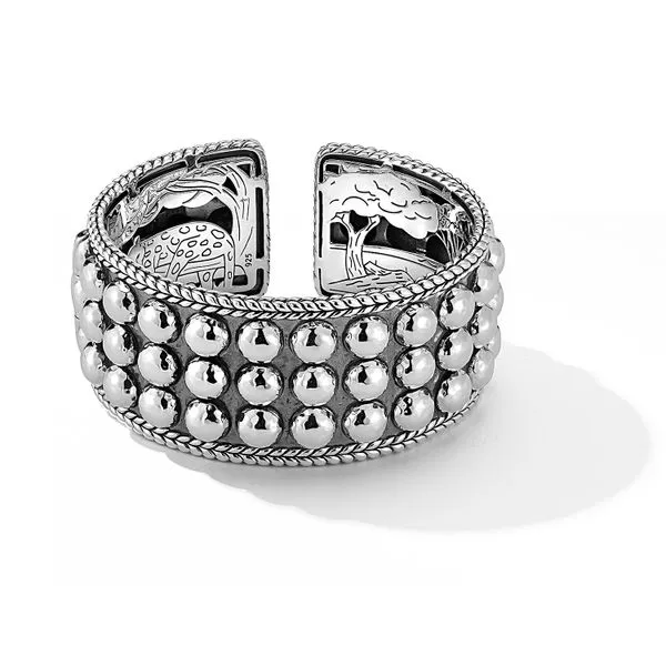 Triple Row Hammered Dot Cuff Bangle Mitchell's Jewelry Norman, OK