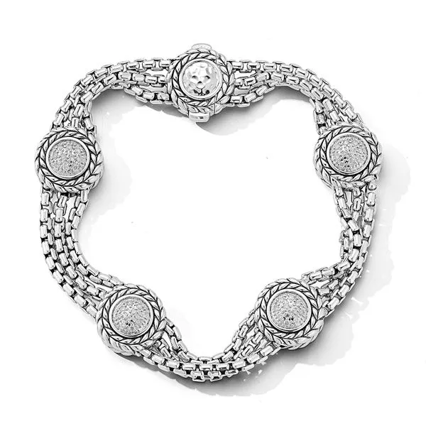 Pave Diamond Station Bracelet By Jai Mitchell's Jewelry Norman, OK