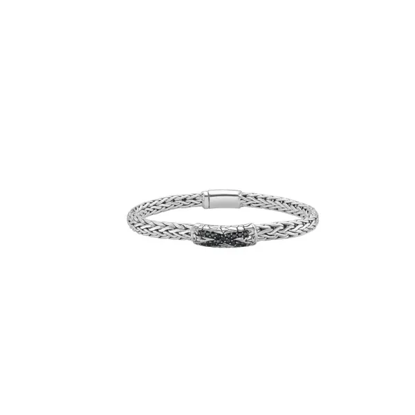 Silver Black Sapphire X Bracelet Mitchell's Jewelry Norman, OK