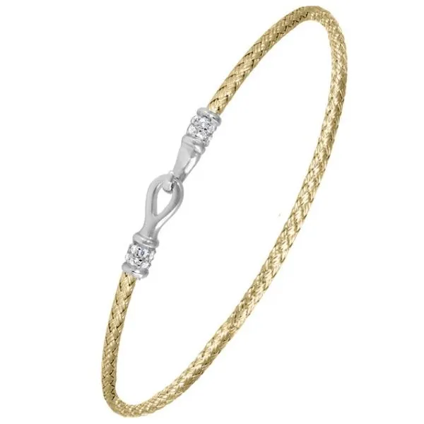 Yellow Toned Mesh Bangle Mitchell's Jewelry Norman, OK