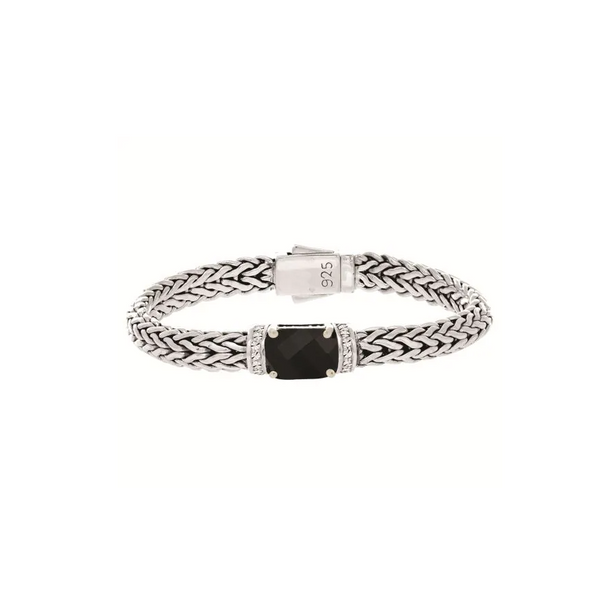 Onyx And White Sapphire Bracelet Mitchell's Jewelry Norman, OK
