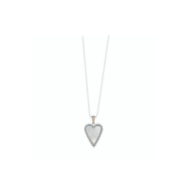 Mother Of Pearl Heart Pendant Mitchell's Jewelry Norman, OK