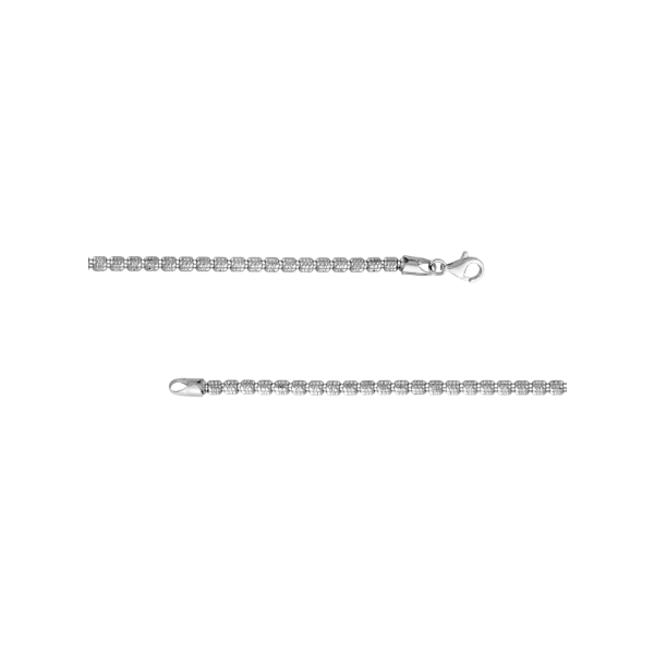 Sterling Silver Ice Chain Bracelet Mitchell's Jewelry Norman, OK