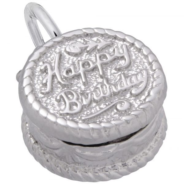 Happy Birthday Cake Charm Mitchell's Jewelry Norman, OK